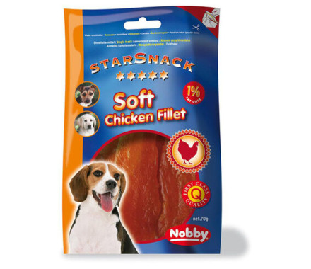 Nobby StarSnack Лакомства для собак Soft Fillet куриное 70 г