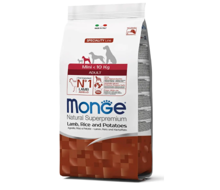 Monge Сухой корм для собак Mini Adult Ягненок с рисом и картофелем 2,5 кг