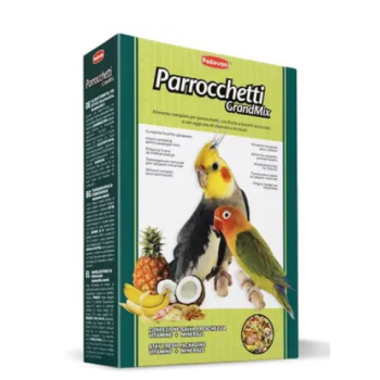 Padovan Parrocchetti Grandmix Корм для средних попугаев 850 г