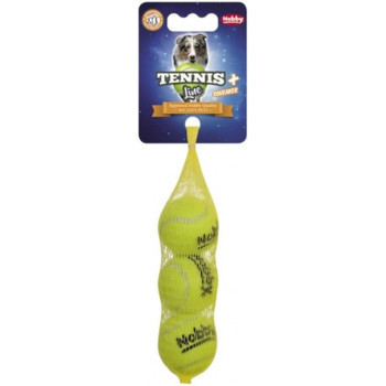 Nobby toy for dogs balls tennis with a pischant xs 4 cm