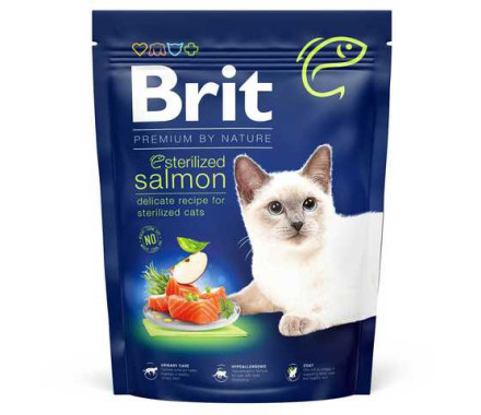 Brit Premium Nature Сухой корм для котов Лосось 1,5 кг