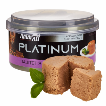 AnimAll Cat Platinum Консерва для котів Ніжний паштет з качки 70 г