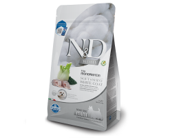 Farmina N&D Grain Free White Adult Mini Сухой корм для собак Сибас, спирулина и фенхель 2 кг