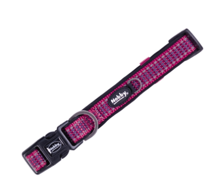 Nobby Ошейник для собак Kalea S-M 1,5‑2×35‑50 см розовый