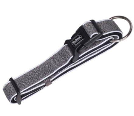 Nobby Ошейник для собак Cayo S-M 2-2,5х30-45 см серый