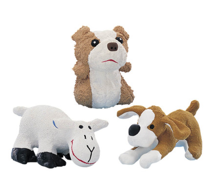 Nobby toy for dog dog or donkey latex 5-7 cm color in assortment