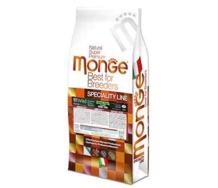 Monge Сухой корм для собак Bwild Grain Free Ягненок 15 кг
