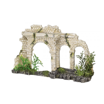 Nobby Декорация в аквариум Три арки с растениями 25×6,5×15 см
