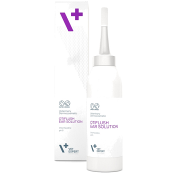VetExpert OtiFlush Ear Solution Засіб для очищення вух котів та собак 125 мл