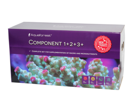 Aquaforest Мікро і макроелементи для морського акваріуму Component 1+ 2+ 3+ 3x5 л