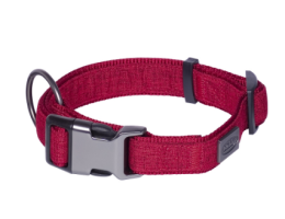 Nobby Нашийник для собак Linen Deluxe L-XL 3,2х45-65 см червоний