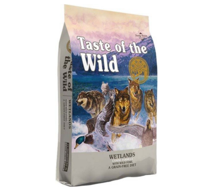Taste of the Wild Сухой корм для собак Wetlands Canine Утка и перепёлки 5,6 кг
