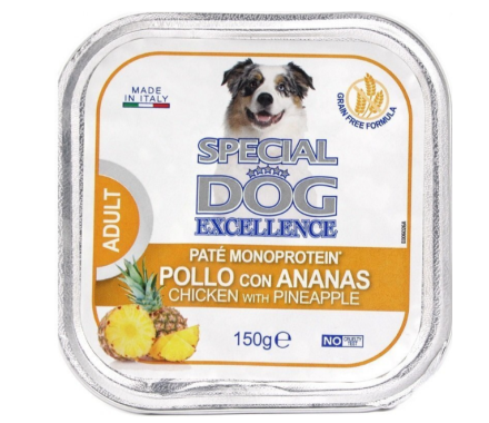 Monge Влажный корм для собак SDE Dog Fruit Курица с ананасами 150 г