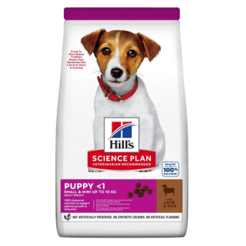 Hill’s SP Сухой корм для щенков Puppy Small&Mini Ягнёнок и рис 3 кг