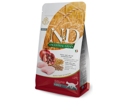 Farmina N&D Low Grain Adult Сухий корм для котів Курка з гранатом 1,5 кг