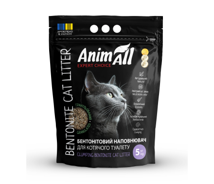 Animall Наполнитель бентонитовый гранулированный 5 кг