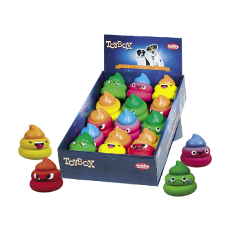 Nobby Toy for Dog Emotion Poops Latex 8 cm