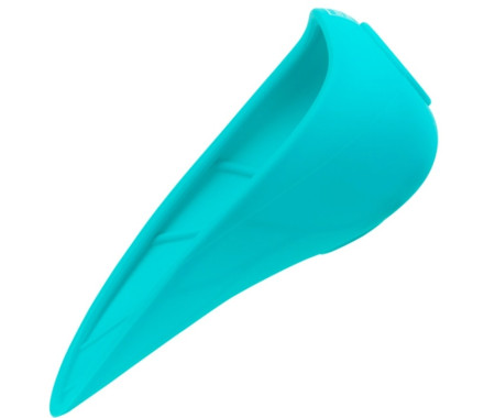 Waudog Silicone Поилка-насадка на бутылку 16,5х9 см голубая