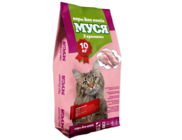 Муся Сухой корм для котов Кролик 10 кг
