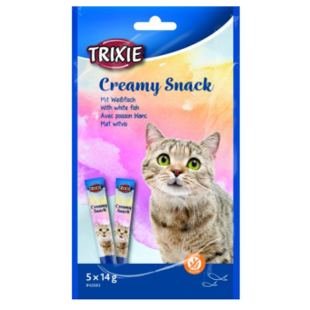 Trixie Ласощі для котів Creamy Snacks Риба 5х14 г