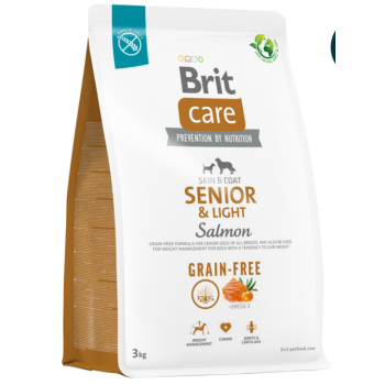 Brit Care Dog Grain‑free Senior & Light Сухой корм для собак Лосось 3 кг