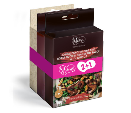Mavsy Ласощі для собак №14 Freeze dried+ Refined jerky 2+1
