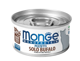 Monge Консерва для котів Monoprotein м'ясні пластівці Буйвол 80 г