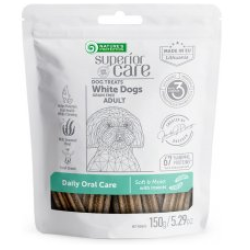 Nature's Protection Ласощі для собак Superior Care White Dogs Daily Oral Care Комахи 150 г
