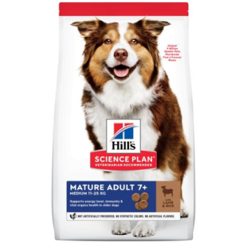 Hill’s SP Сухой корм для собак Mature Adult 7+ Large Ягнёнок и рис 14 кг