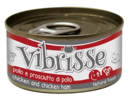 Vibrisse Консерва для котов Курица и ветчина 70 г