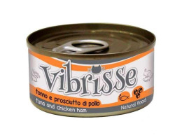 Vibrisse Консерва для котов Тунец и куриная ветчина 70 г