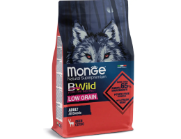 Monge Сухий корм для собак Bwild Low Grain Оленина 2,5 кг