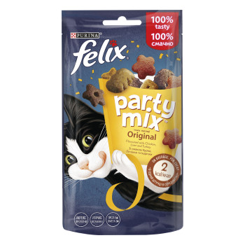 Felix Лакомства для котов Party Mix Original Mix 60 г