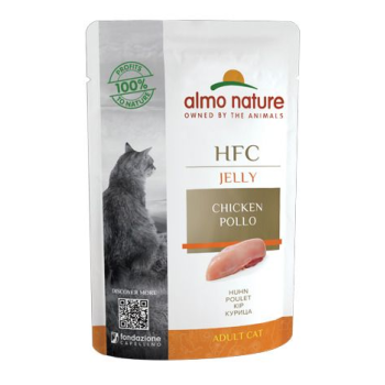 Almo Nature HFC Jelly Вологий корм для котів Курка в желе 55 г