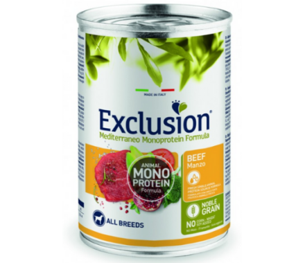 Exclusion Консерва для собак Говядина 400 г