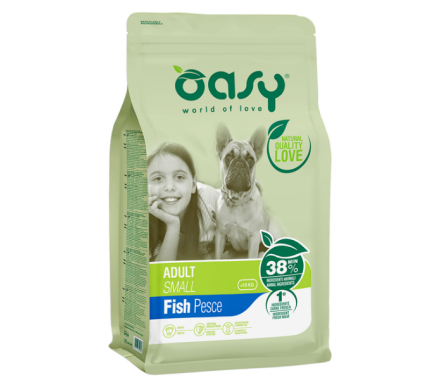 Oasy Сухий корм для собак Lifestage Small Breed Риба 1 кг
