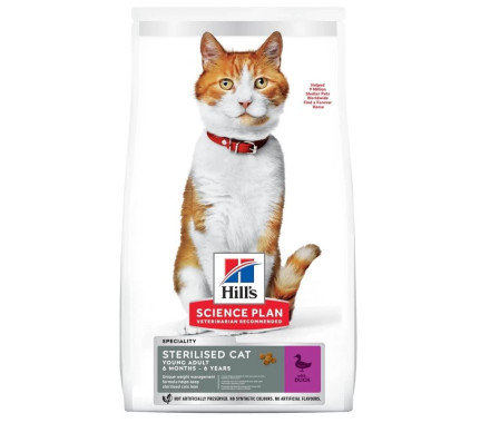 Hill’s SP Сухий корм для котів Adult Sterilised Cat Качка 300 г