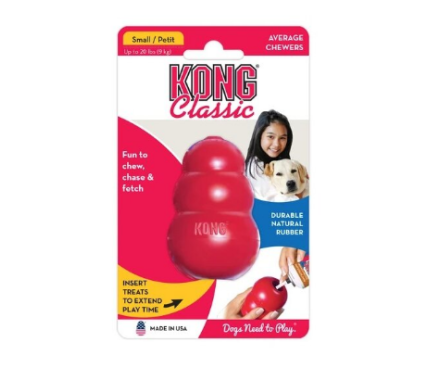 Kong Classic toy for dogs for delicacies s 7.6 cm red