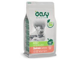 Oasy Сухий корм для котів Lifestage Sterilized Лосось 7,5 кг