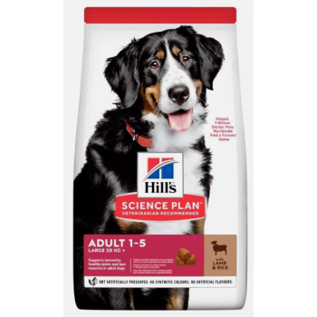Hill’s SP Сухой корм для собак Adult Large Ягнёнок и рис 14 кг