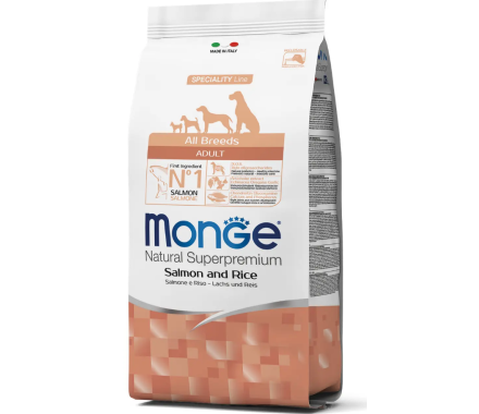 Monge Сухой корм для щенков All breeds Adult Лосось и рис 2,5 кг