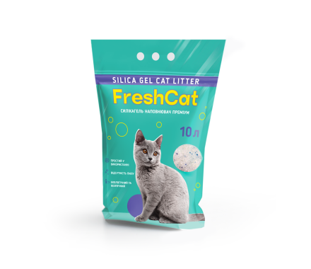 Fresh Cat Наполнитель силикагелевый 10 л