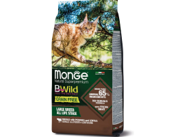 Monge Сухой корм для котят Bwild Grain Free Буйвол 1,5 кг