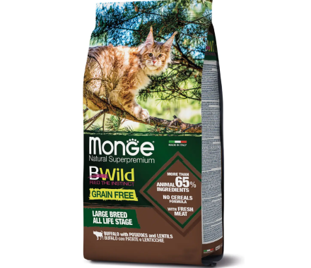 Monge Сухий корм для кошенят Bwild Grain Free Буйвол 1,5 кг