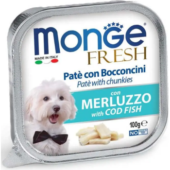 Monge Влажный корм для собак Fresh Треска 100 г
