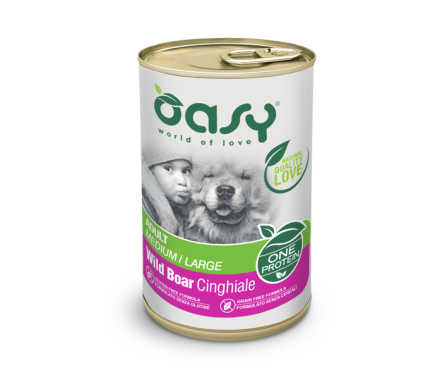 Oasy Консерва для собак Oap Medium/Large Breed Дикий кабан 400 г