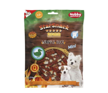 Nobby StarSnack Лакомства для собак BBQ Mini Duck 113 г