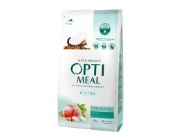 Optimeal Сухий корм для кошенят Курка 1,5 кг