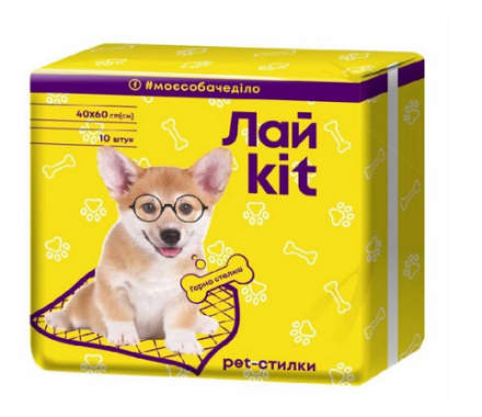 ЛайKit Пелюшки для собак 60х40 см 10 шт