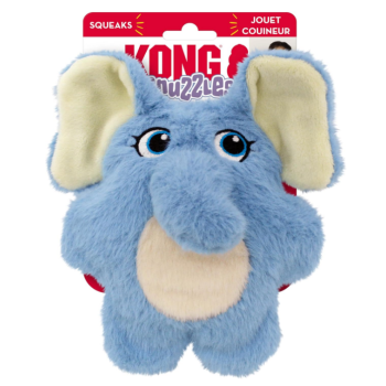 Kong Snuzzles Kiddos Elephant toy for Elephant\'s Dogs with Swarf